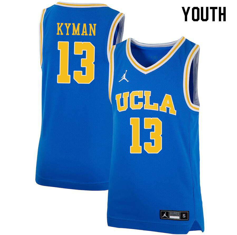 Jordan Brand Youth #13 Jake Kyman UCLA Bruins College Jerseys Sale-Blue